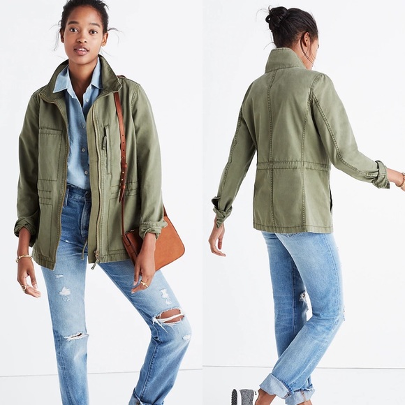 Madewell Jackets & Blazers - Madewell Fleet Utility Jacket Olive Green Size Small